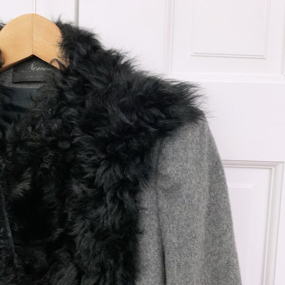 Nonoo Cosima Shearling Collar Jacket - Picture 4 of 14